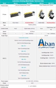 مشخصات میکسر خطی جوان لب مدل RML-80Pro