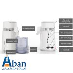 خرید آب مقطر گیری 4 لیتر در ساعت رومیزی دندانپزشکی