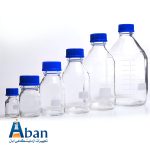 بطری درب آبی آزمایشگاه